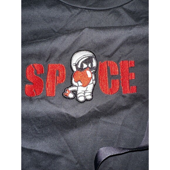 A02 Toby Black Meow Space Short Sleeve Pullover Small W/staps NWOT - Picture 9 of 10